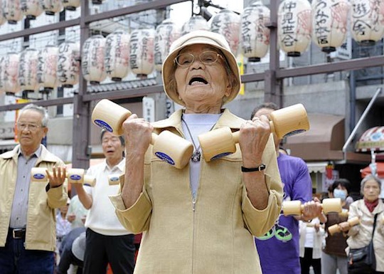 japan senior aging society