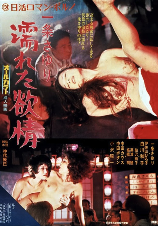 pink film eiga roman porno retro old japanese ichijo sayuri nureta yokujo