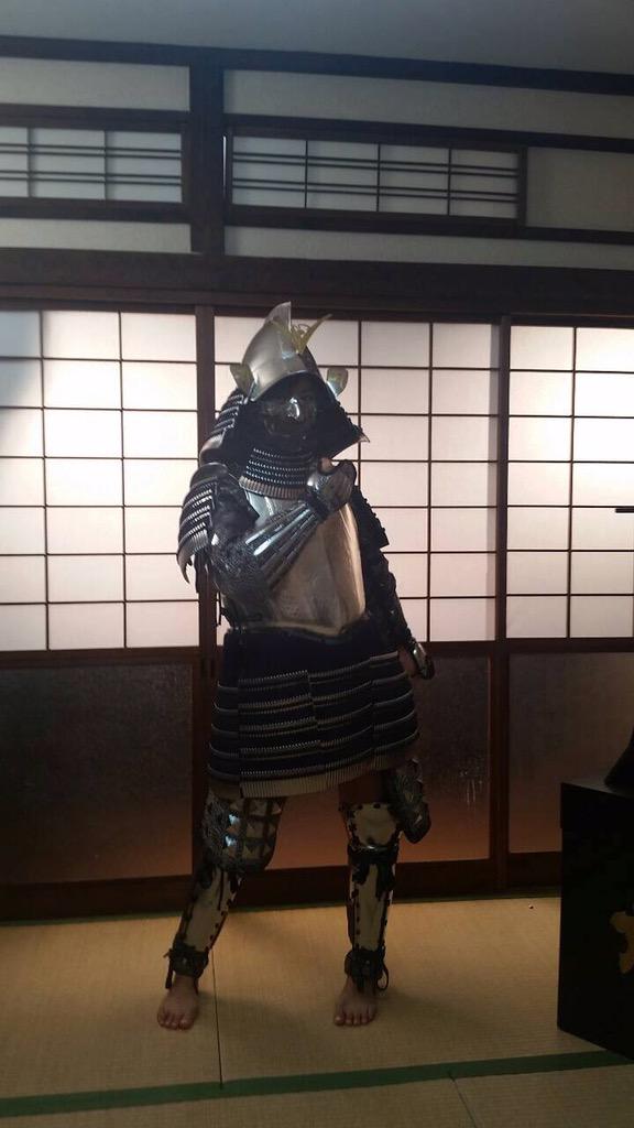 Japanese Gravure Models Wear Samurai Armor Strip Off Write Calligraphy Tokyo Kinky Sex