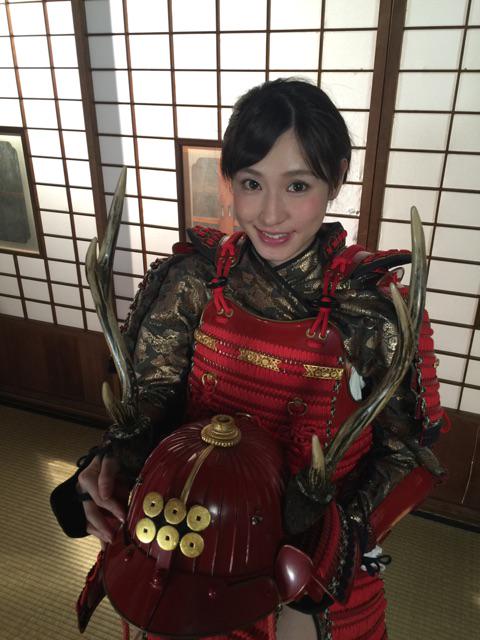 kana fujita gravure idol model yoroi bijo samurai armor suit japan tv show