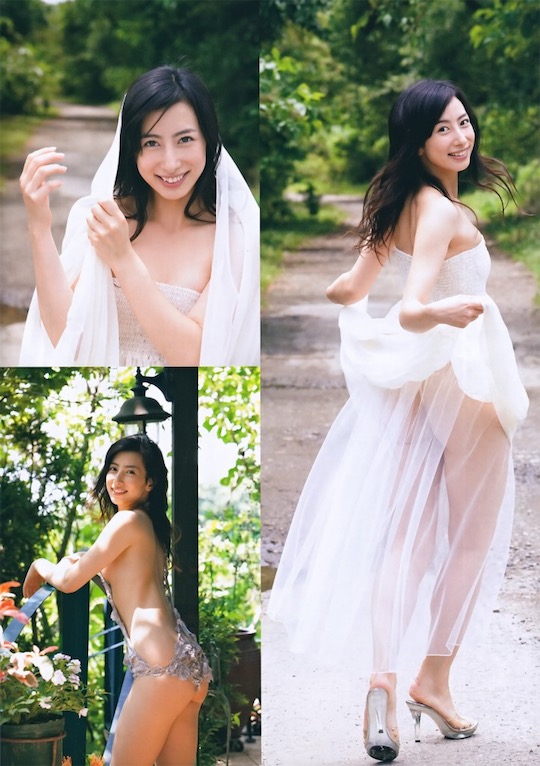 meibi yamanouchi actress model idol japanese gravure hot body naked nude shaved paipan sexy