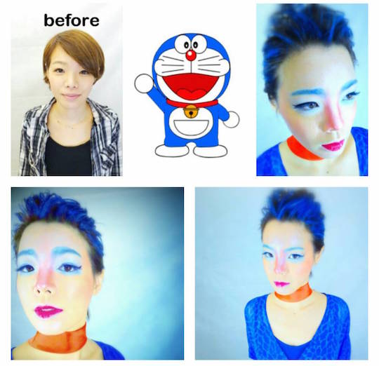 japan cross-dresser transgender josoko josou otoko-no-ko tokyo clinic makeup service doraemon