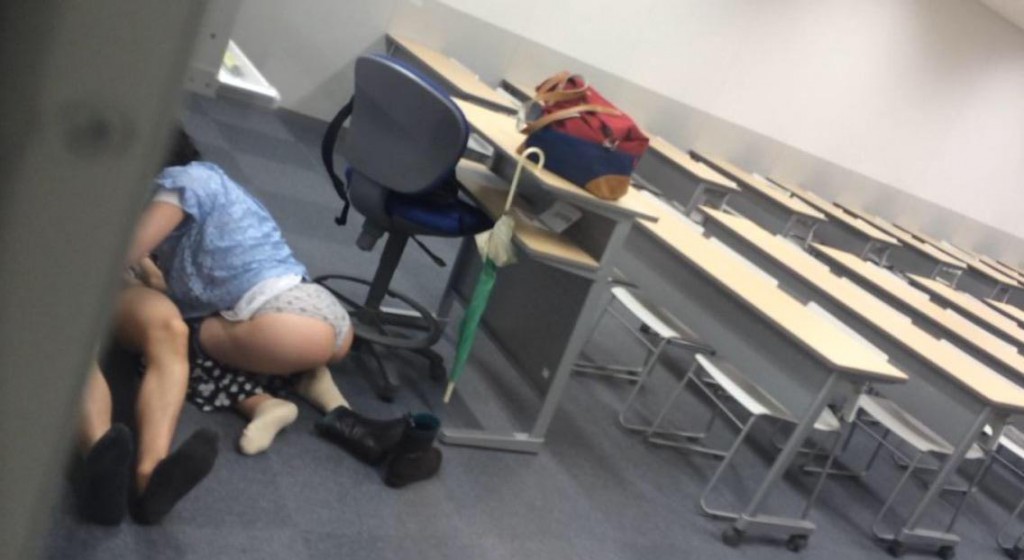 doshisha student sex tape classroom blow job fucking