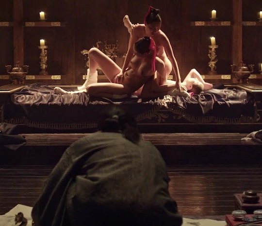 Lee Yoo-Young Lim Ji-Yeon Cha Ji-Yeon Ganshin korean film movie sex scene lesbian the treacherous nude