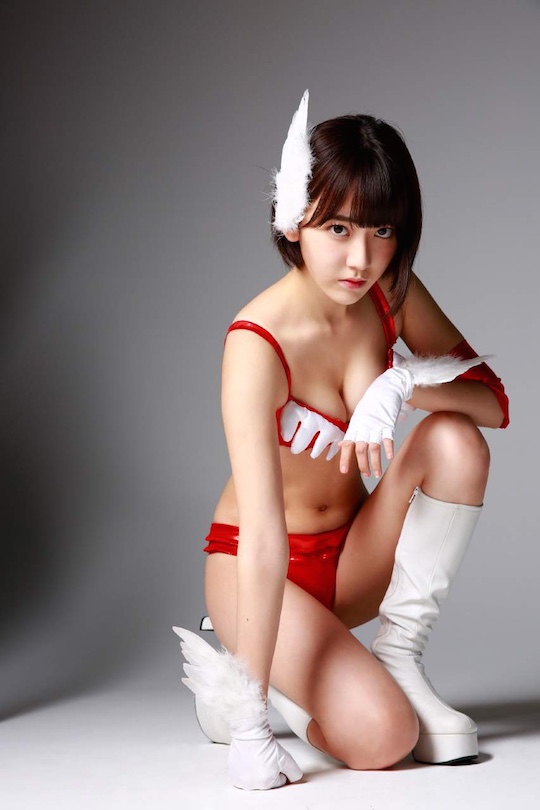 akb48 idols girls tofu pro wrestler wrestling TV show sexy cute