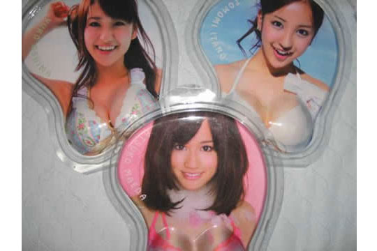 akb48 breasts japanese mouse pad