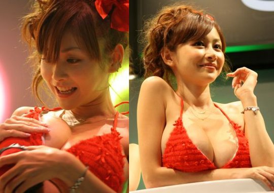 Gravure Idols Promote Axe In Shinjuku With A Public Bath And Their Boobs Tokyo Kinky Sex