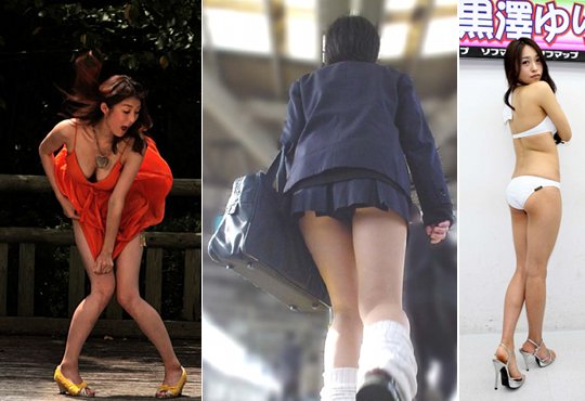 panchira adidas panties girl japanese