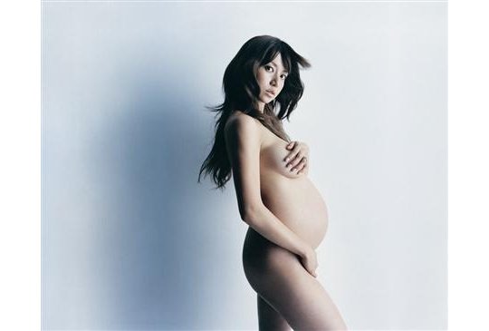 hitomi maternity pregnant naked nude hair full frontal body