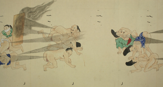 japan far war competition he-gassen scroll art