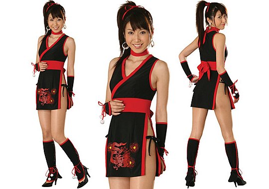 japan ninja girl sexy reki-jo historical cosplay costume