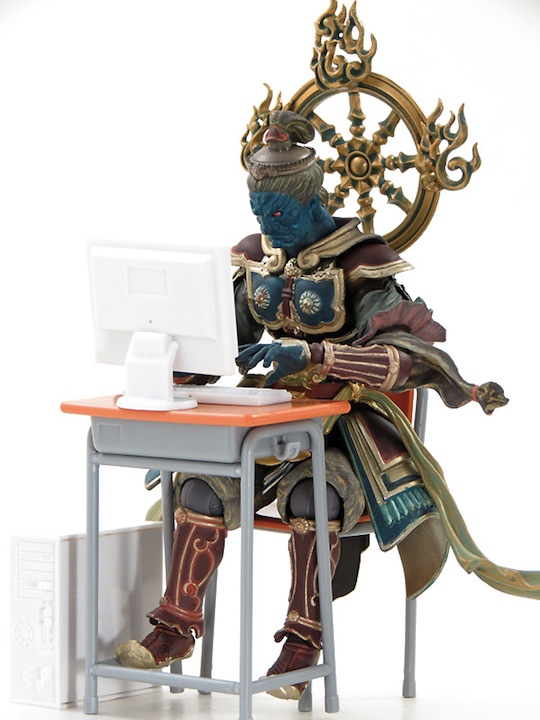 raijin japanese god of thunder working computer