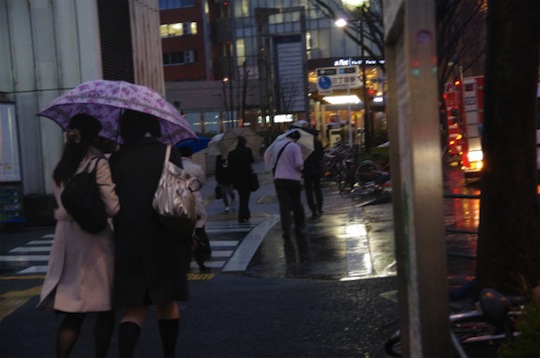 japan love hotel tokyo storm rain