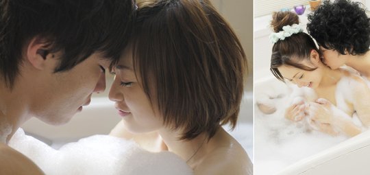 silky body soap SOD sensual japan bath couple sex