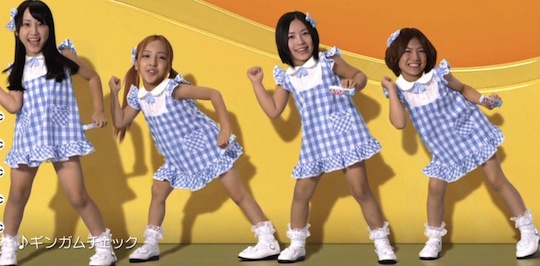 akb48 puccho lolicon tv comercial dancing children