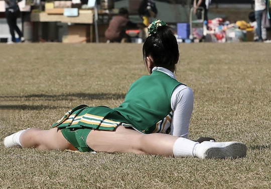 japan secret photography cheerleader girl school student sexy