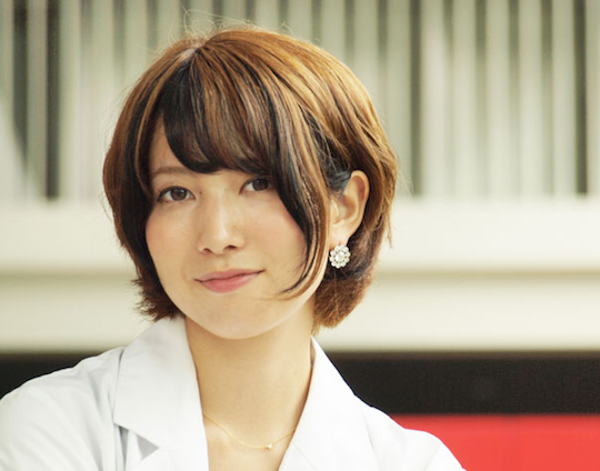 miss rikei curie japan female science student hot cute