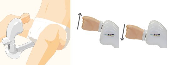 som mens hand type handjob machine masturbator