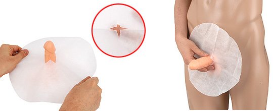 masturbation apron bib body cover tissue keep clean