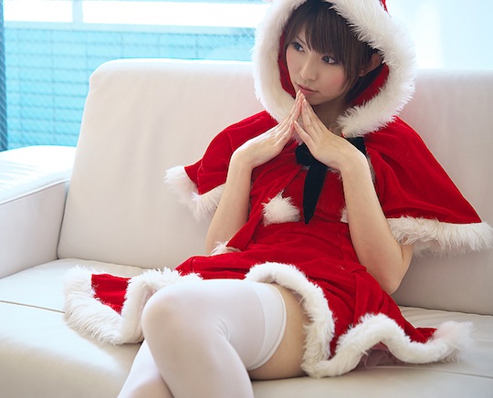 rinami japan santa costume sexy girl