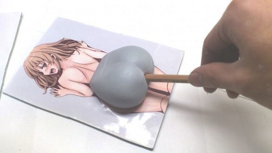 butt sharpener japan manga otaku girl お尻鉛筆削り