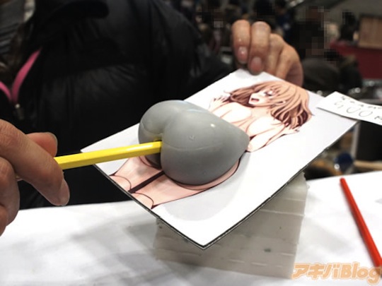 butt sharpener japan manga otaku girl お尻鉛筆削り