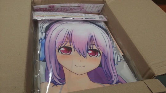 super sonico hug pillow japan otaku