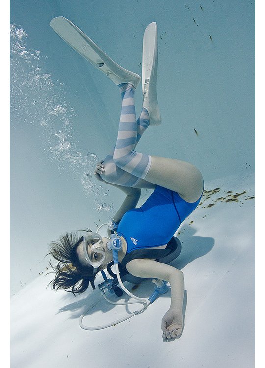 underwater knee high girls manabu koga sexy cosplay swim