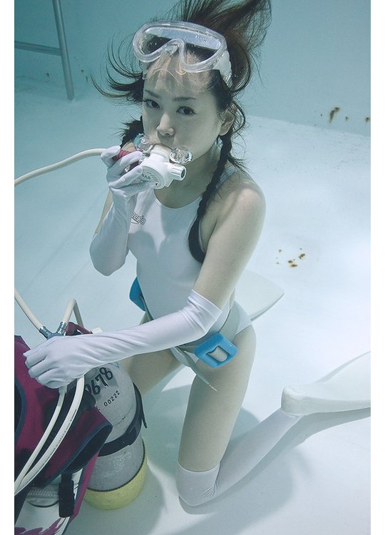 underwater knee high girls manabu koga sexy cosplay swim