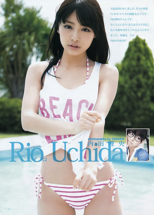 rio uchida 内田理央 hot japanese gravure idol