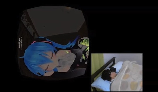 hatsune miku sleep with her app soine