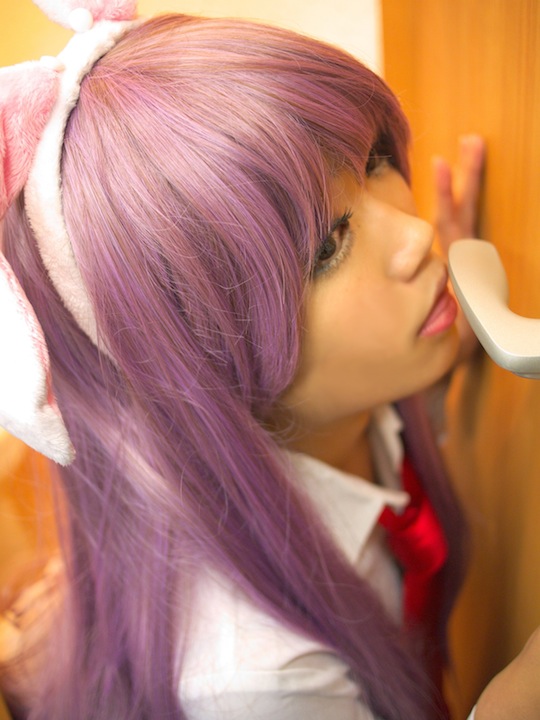 door knob licking girls fetish kiss handle japan