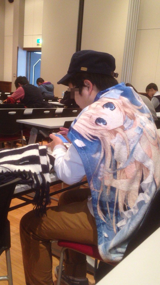 japanese otaku center test exam moe blankie