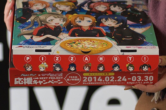 love live school idol project pizza hut otonokizaka