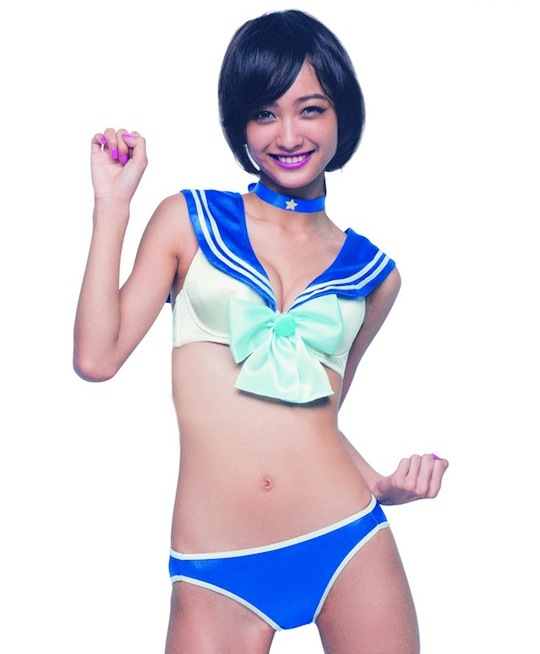 peach john yasui rei sailor moon cosplay underwear lingerie costume sexy