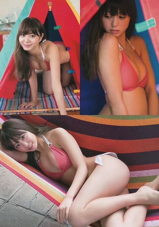 ai okawa sexy hot japanese girl model fashion lingerie gravure cute body