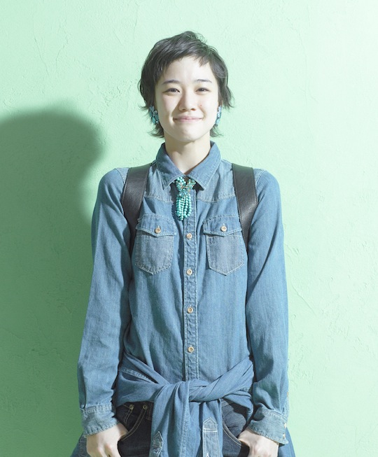 yuu aoi cute japanese actress boyish haircut