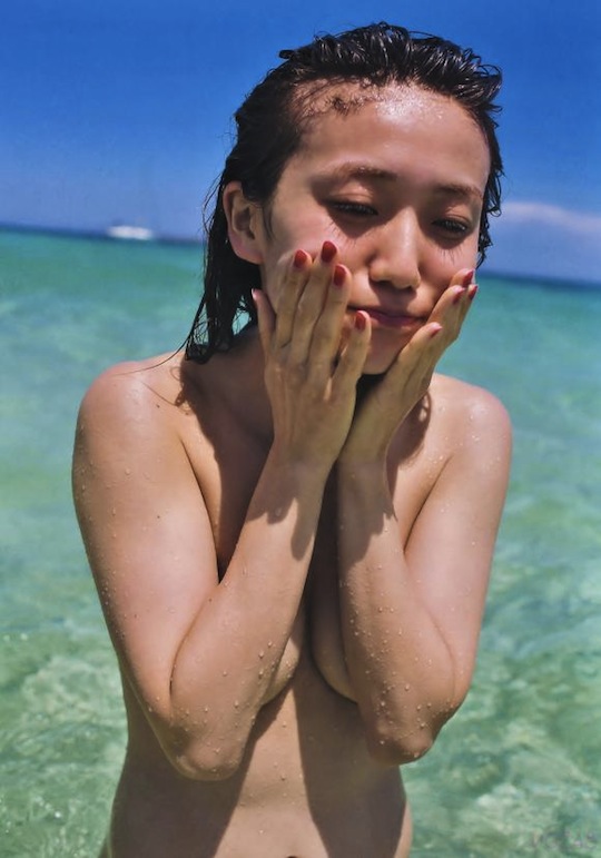 yuko oshima akb48 idol naked nude strip body hot ninagawa mika photo shoot
