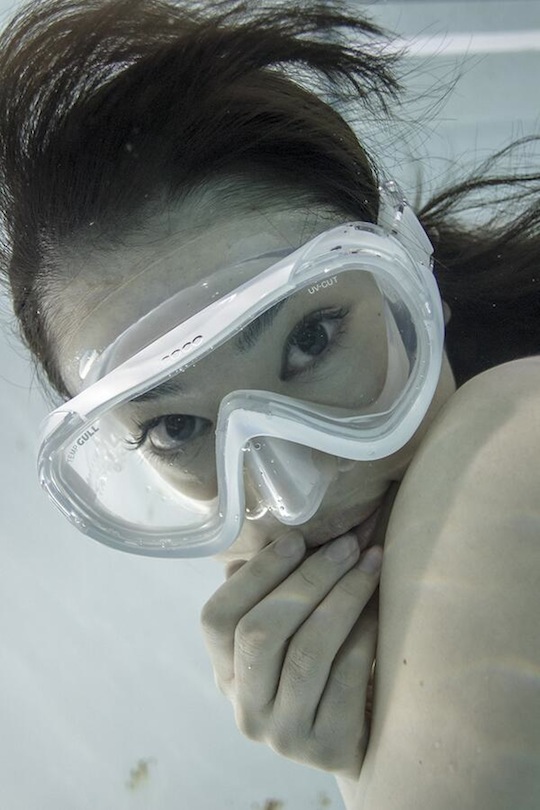 suichu niso underwater knee high socks cosplay diving fetish photography manabu koga japanese girls manami yamaguchi