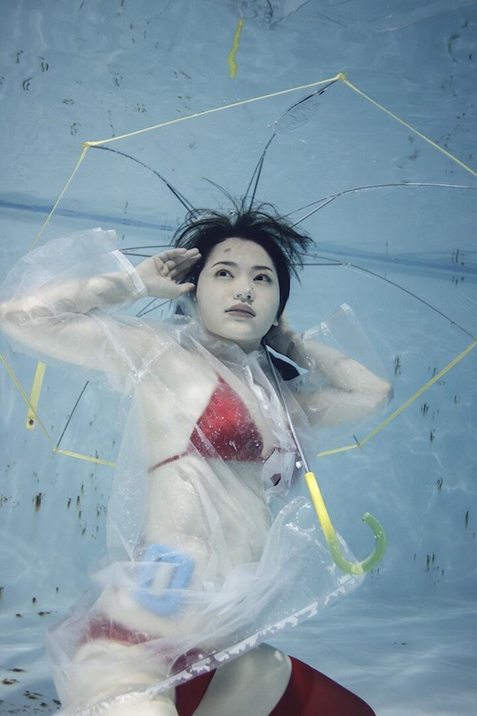 suichu niso underwater knee high socks cosplay diving fetish photography manabu koga japanese girls manami yamaguchi