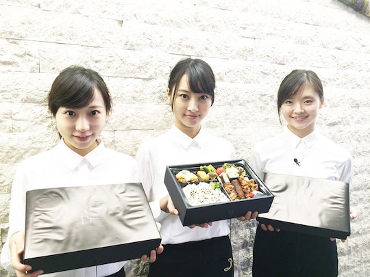 platinum lunch service bento lunchbox delivery beautiful model actress tokyo