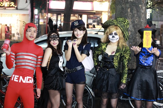 shibuya tenga costume cosplay halloween october 31st 2014 tokyo