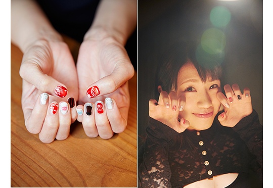 akari mizuki idol tenga color finger nail art