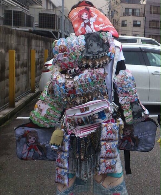 otaku figure anime japan love live merchandise armor suit self-made