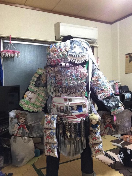 otaku figure anime japan love live merchandise armor suit self-made