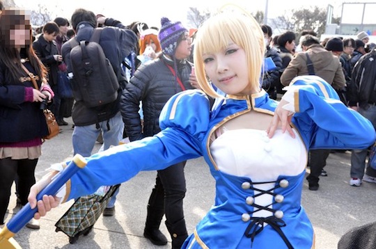 comiket 87 japanese cosplayer anime girl cute hot sexy tokyo odaiba tokyo big sight 2014 december pictures images