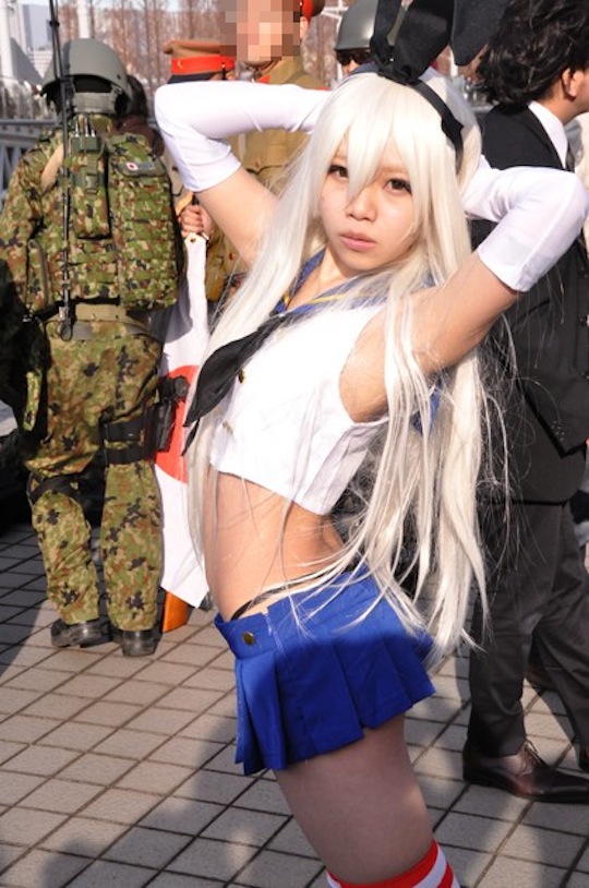 comiket 87 japanese cosplayer anime girl cute hot sexy tokyo odaiba tokyo big sight 2014 december pictures images