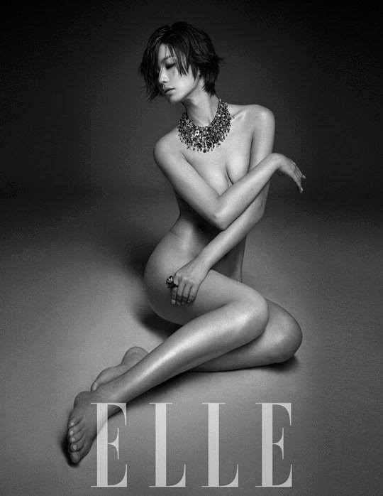 ahn young-mi korean comedian hot body elle