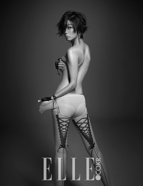 ahn young-mi korean comedian hot body elle