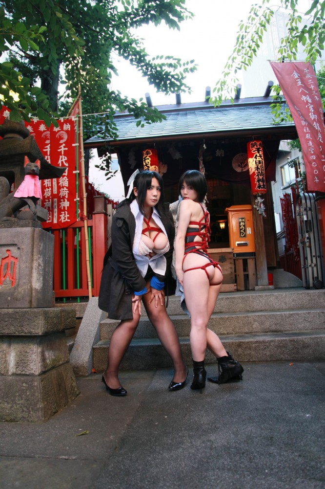 shinto shrine sex iiniku ushijima chouzuki maryou cosplay sexy bodies shibari bondage